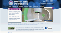 Desktop Screenshot of eversontesla.com